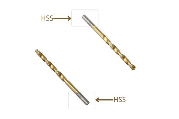 What does HS on a drill bit stand for?