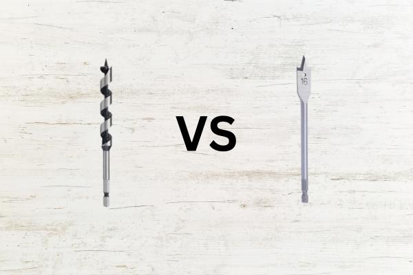 Auger Bit vs Spade Bit