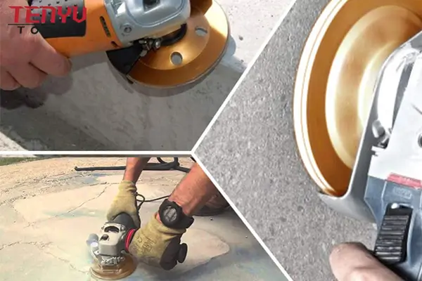 Assortment of industrial grinding wheels for different applications