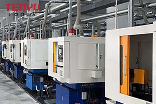 Factory production line for masonry drill bits