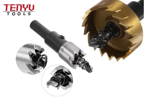 Diagram showing the triple-edge tooth design and chip gullets