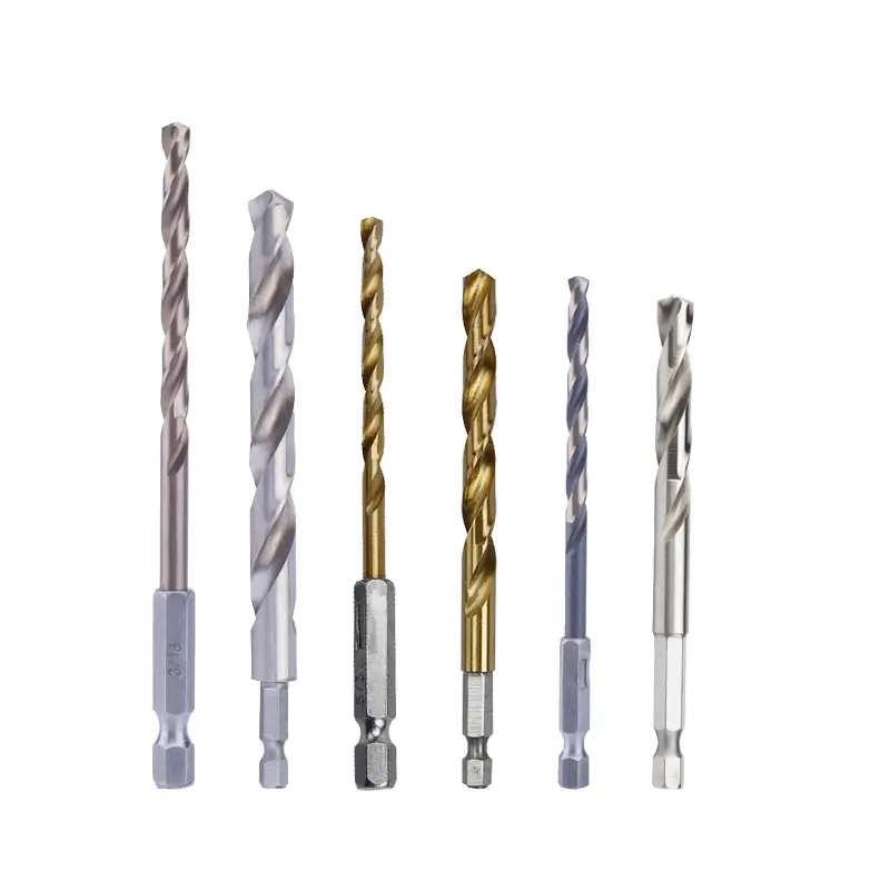 Tenyu Tool 1/4 inch hex shank HSS twist drills