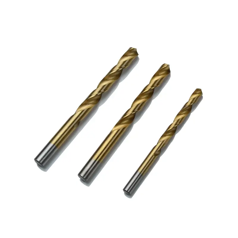 Tenyu Tool titanium coated HSS twist drill bits