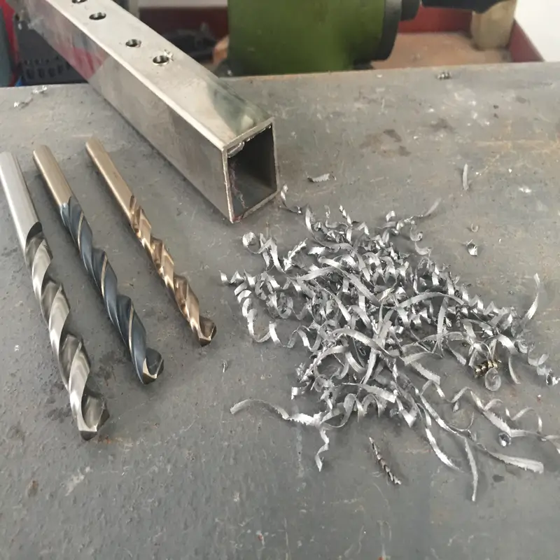 Bright finish drill precision hole