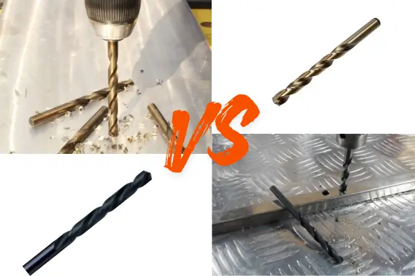 Performance comparison chart of cobalt vs. standard HSS drill bits