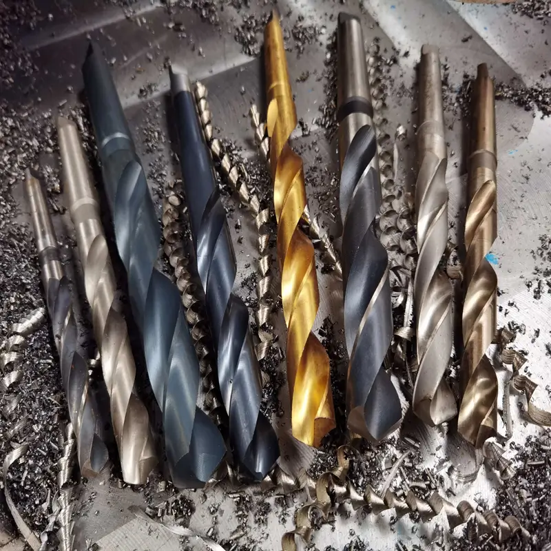 Reduced shank large hole drilling