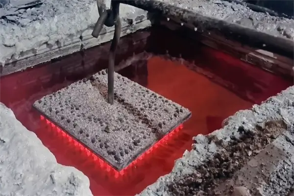 Close-up of CNC milling and heat treatment processes for auger bits