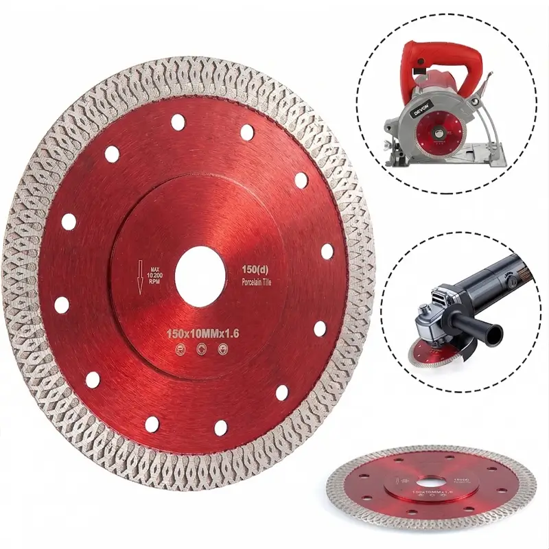 Flange-Type Diamond Saw Blade for Concrete Ceramic Tile & Granite