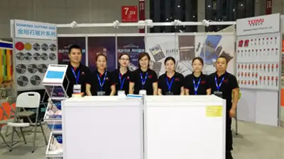 Tenyu Tool welcoming global partners at the Canton Fair Guangzhou China