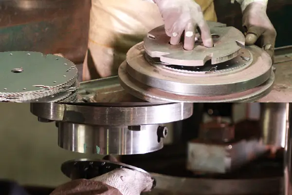 Mixing Powder with Diamond Grains and Automatic Press