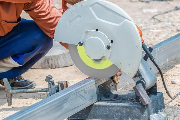 Aluminum cutting blade application for extrusion and metal profiles