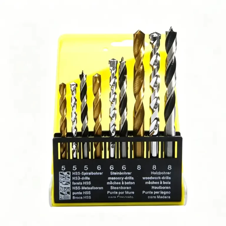 29pcs Multi-Purpose Drill Bit Set with Yellow Plastic Case