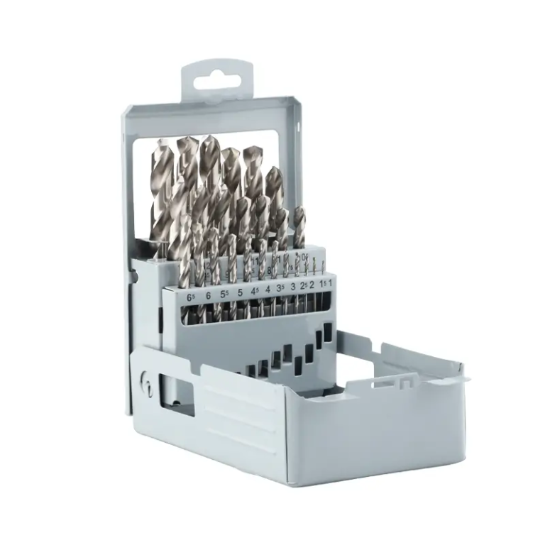 29pcs HSS Twist Drill Bit Set 1-13mm with Plastic Index Case