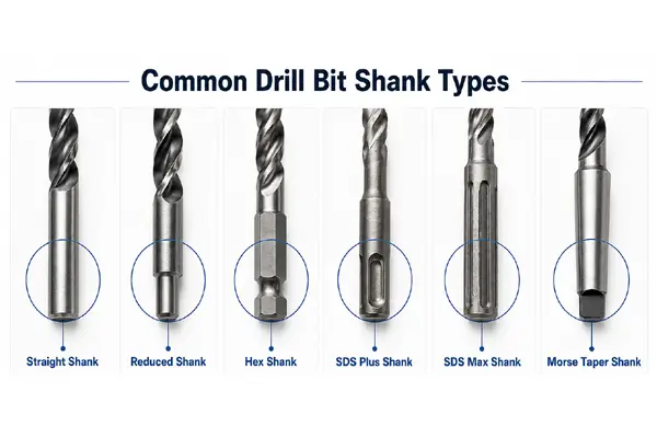 How to choose the right drill bit for metal wood concrete and larger holes