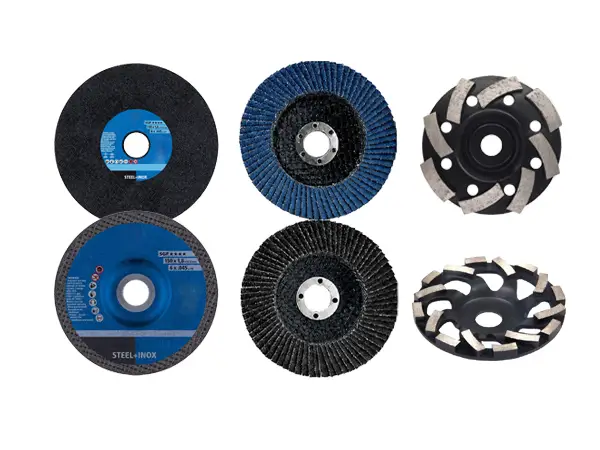 Grinding wheel, cut-off wheel, flap disc, wire brush