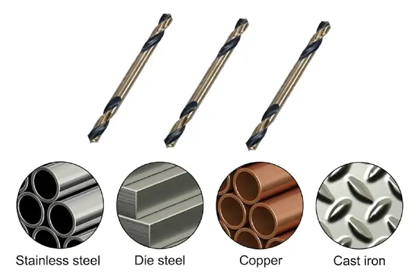 HSS Double Ended Drill Bits Application 600x400