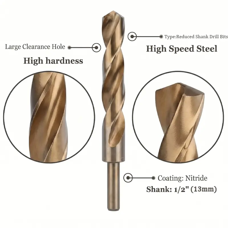 HSS Reduced Shank Drill Bits