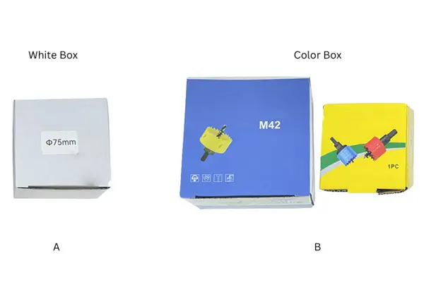 OEM custom packaging for bi-metal hole saw wholesale buyers