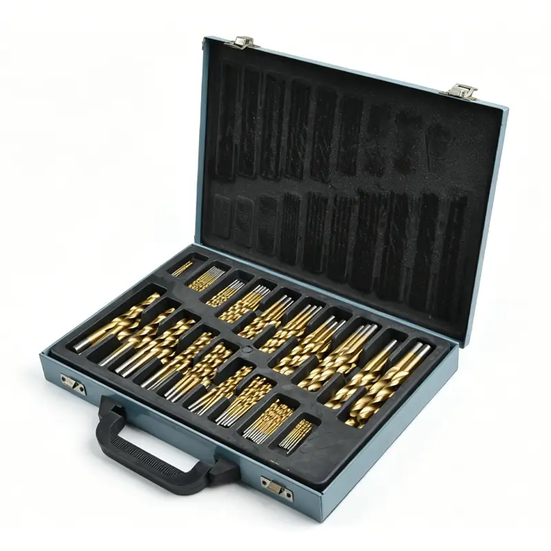 Premium HSS Drill Bit Sets Plastic Cases