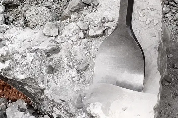 SDS chisel for concrete demolition