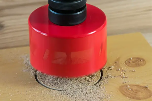 Bi Metal Hole Saw Cutting Wood Panels